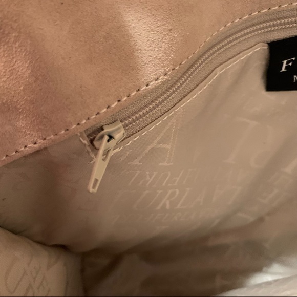 Furla Vintage Beige Leather Handag - Picture 9 of 10